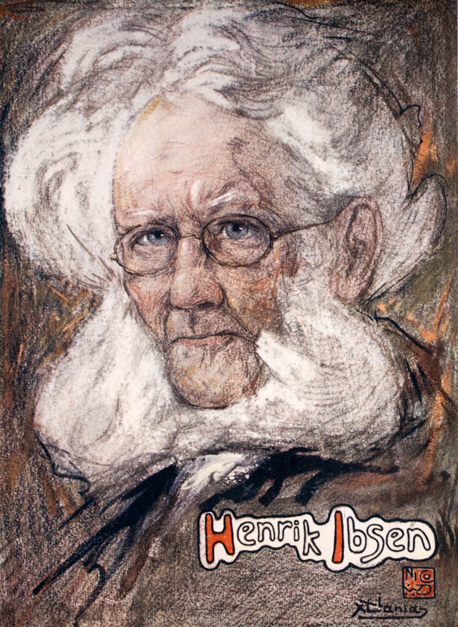 Henrik Ibsen, 1905 by Nico Jungman