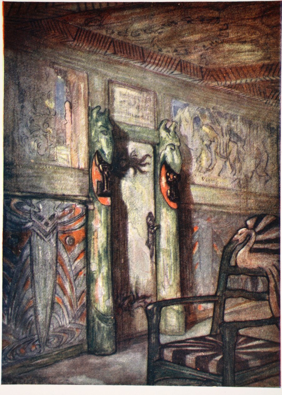Munthe'nin Holmencollen'deki Odası, 1905 by Nico Jungman