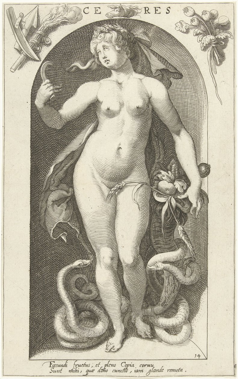 Ceres (nesne üzerindeki başlık) Antik Tanrılar (dizi adı) by Nicolaas Braeu