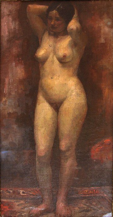 Çıplak, tuval üzerine yağlı boya by Nicolae Vermont