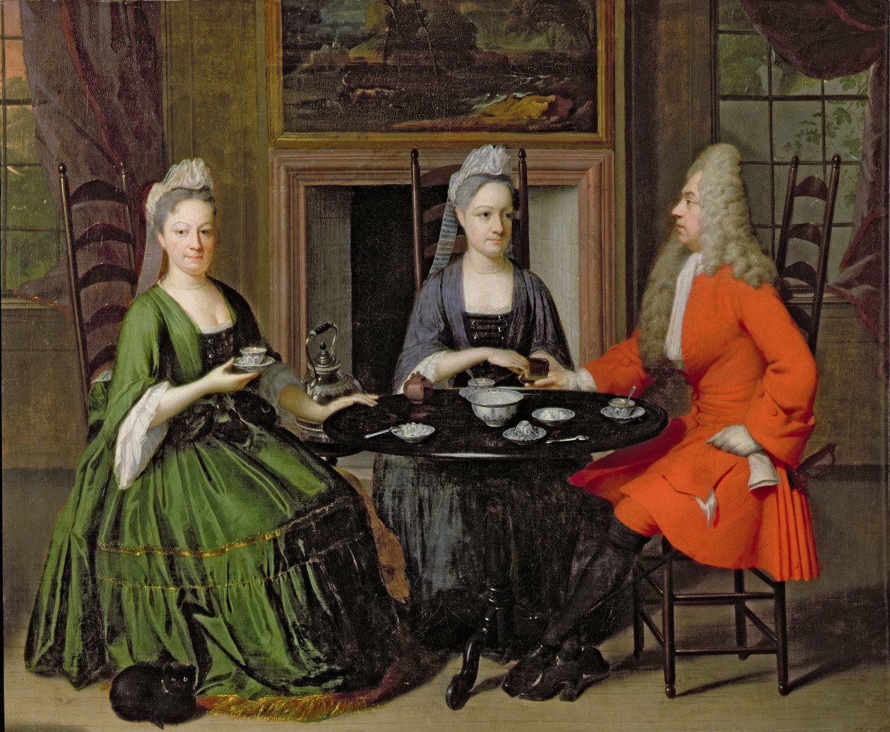 ಒಂದು ಟೀ ಪಾರ್ಟಿ ಟರ್ಕ್ by Nicolaes Verkolje