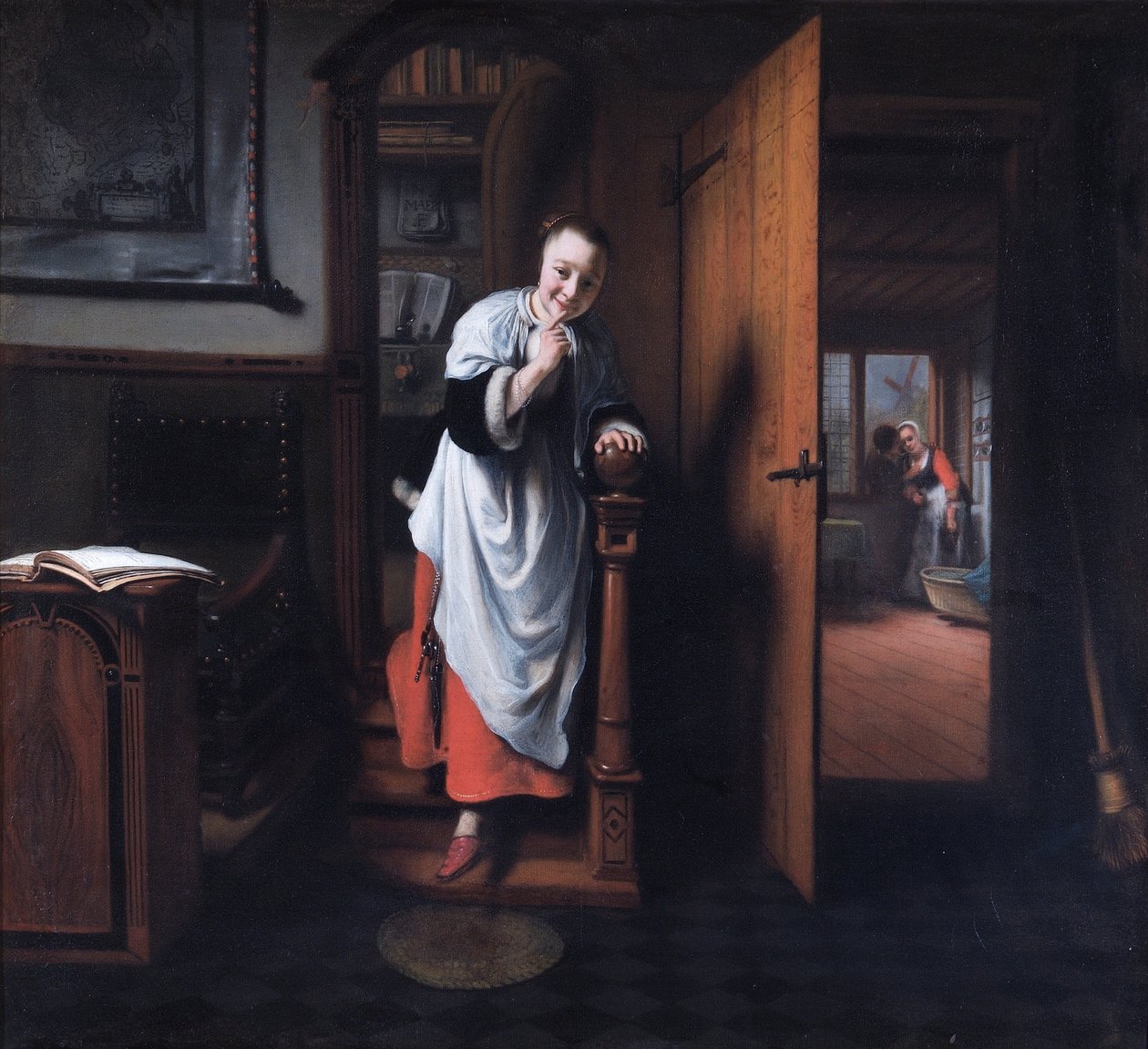 kulak misafiri by Nicolaes Maes