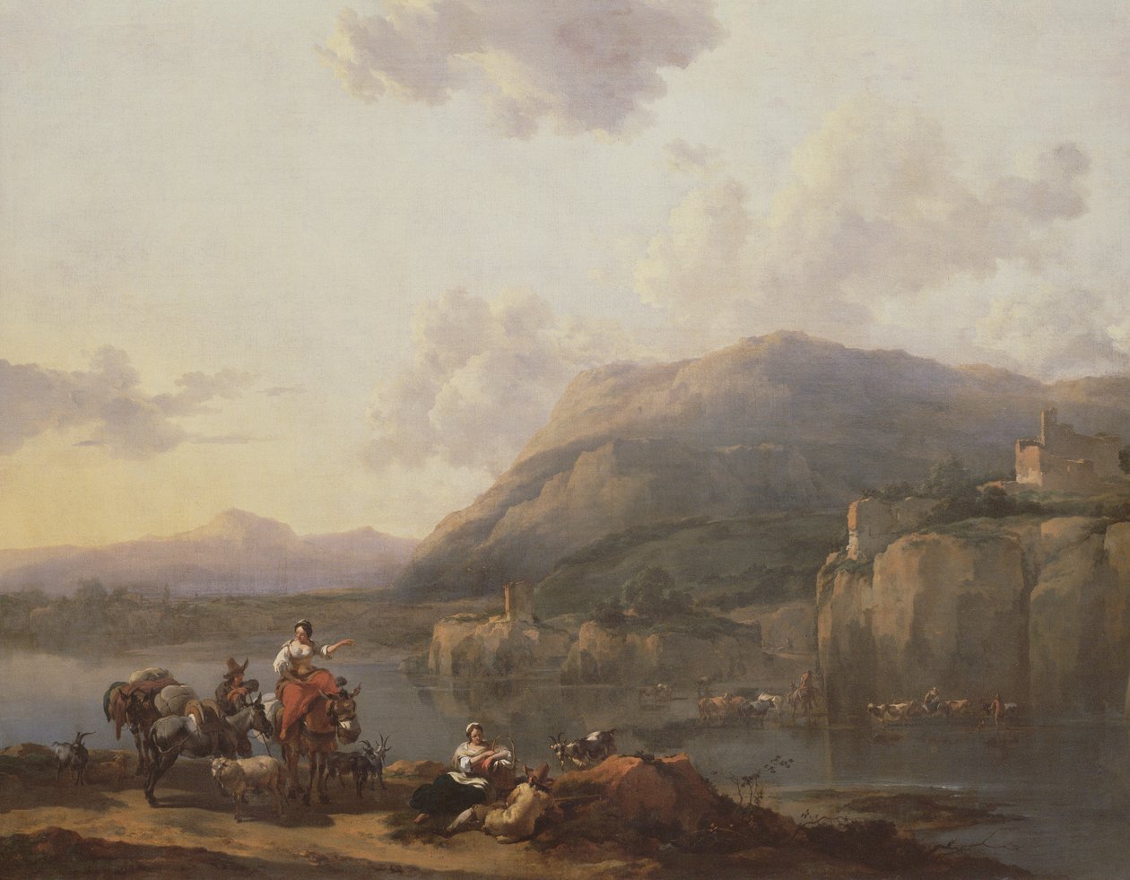 Ford tarafından katır şoförü by Nicolaes Pietersz. Berchem
