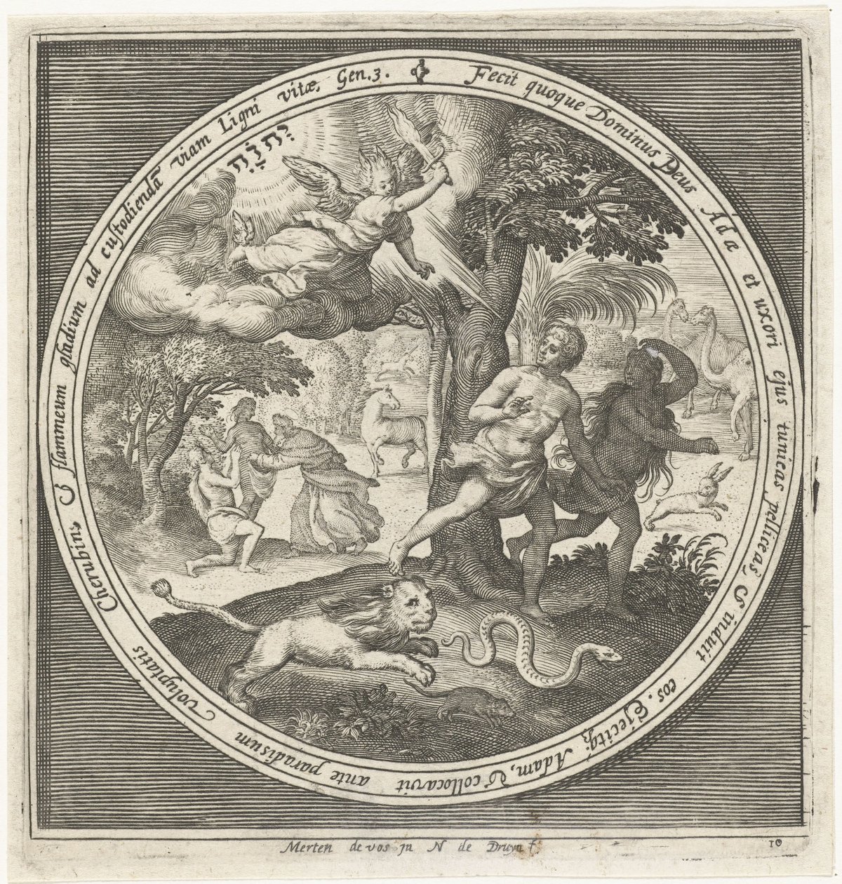 Cennetten kovulma by Nicolaes de Bruyn