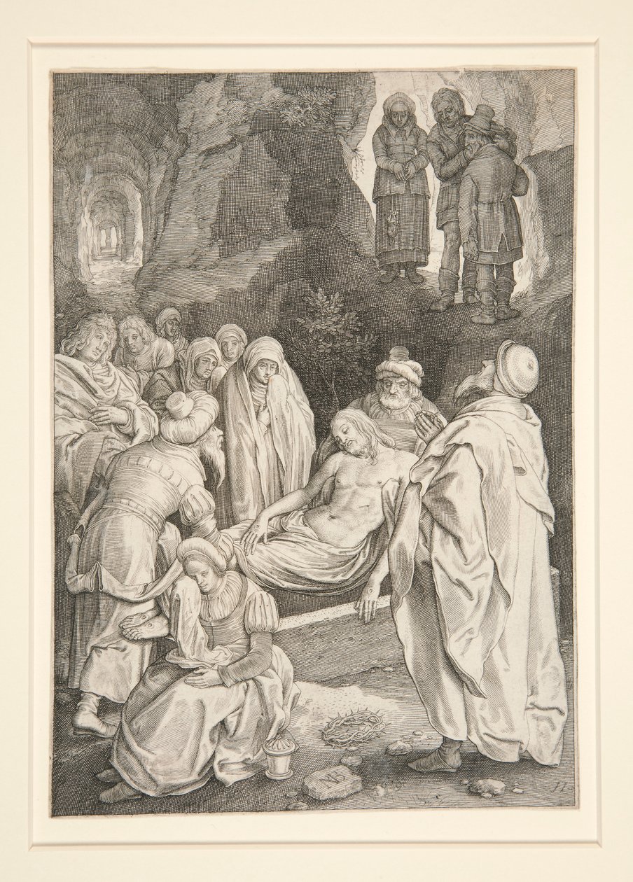 Entombment (Tutku Serisi) by Nicolaes de Bruyn