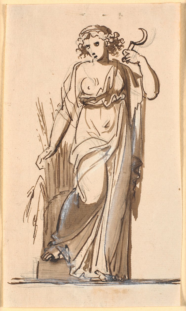Ceres hasat tanrıçası by Nicolai Abildgaard