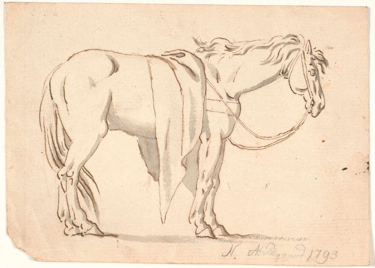 Lastikli bir at by Nicolai Abildgaard