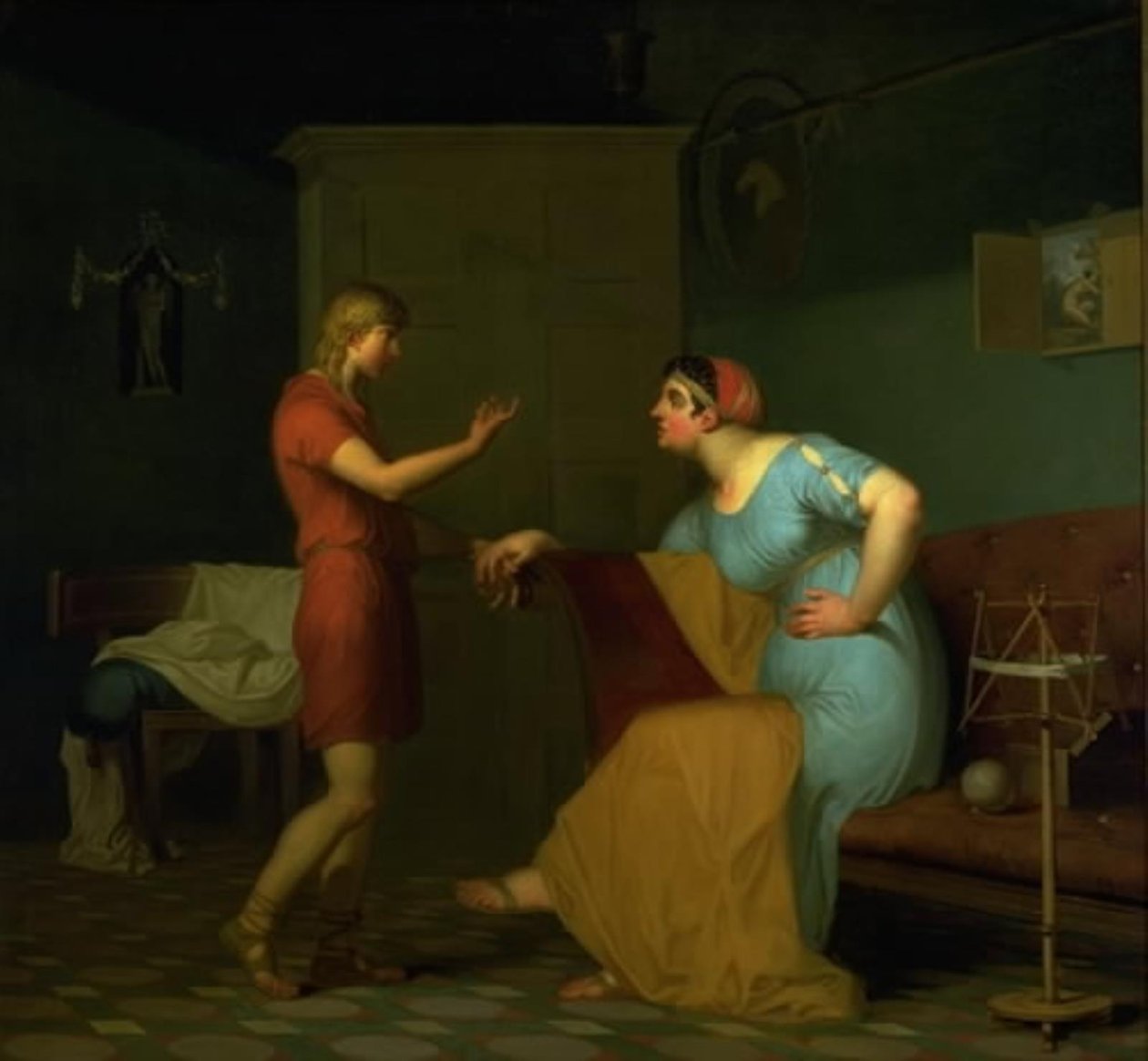 Papirius ve annesi by Nicolai Abildgaard