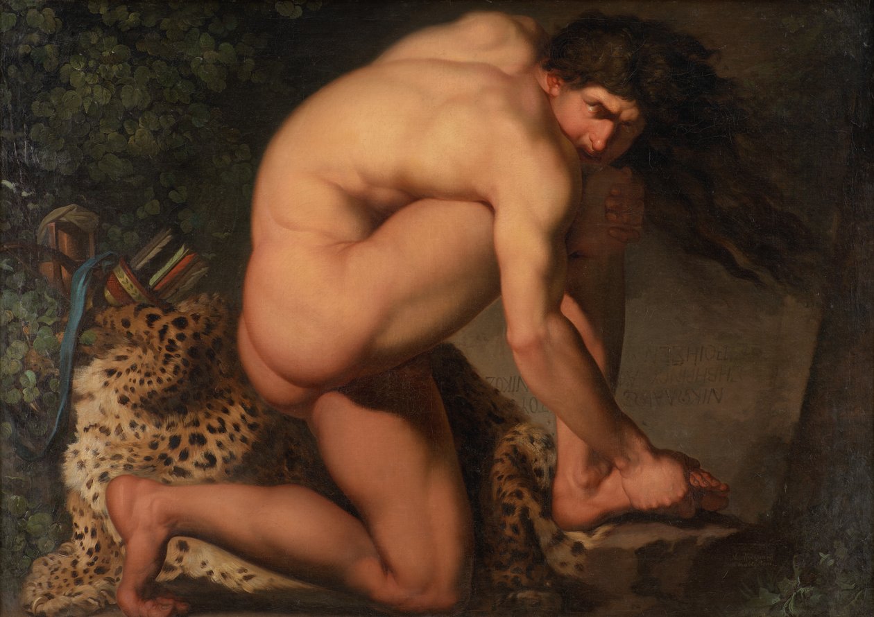 Yaralı Philoctetes by Nicolai Abildgaard