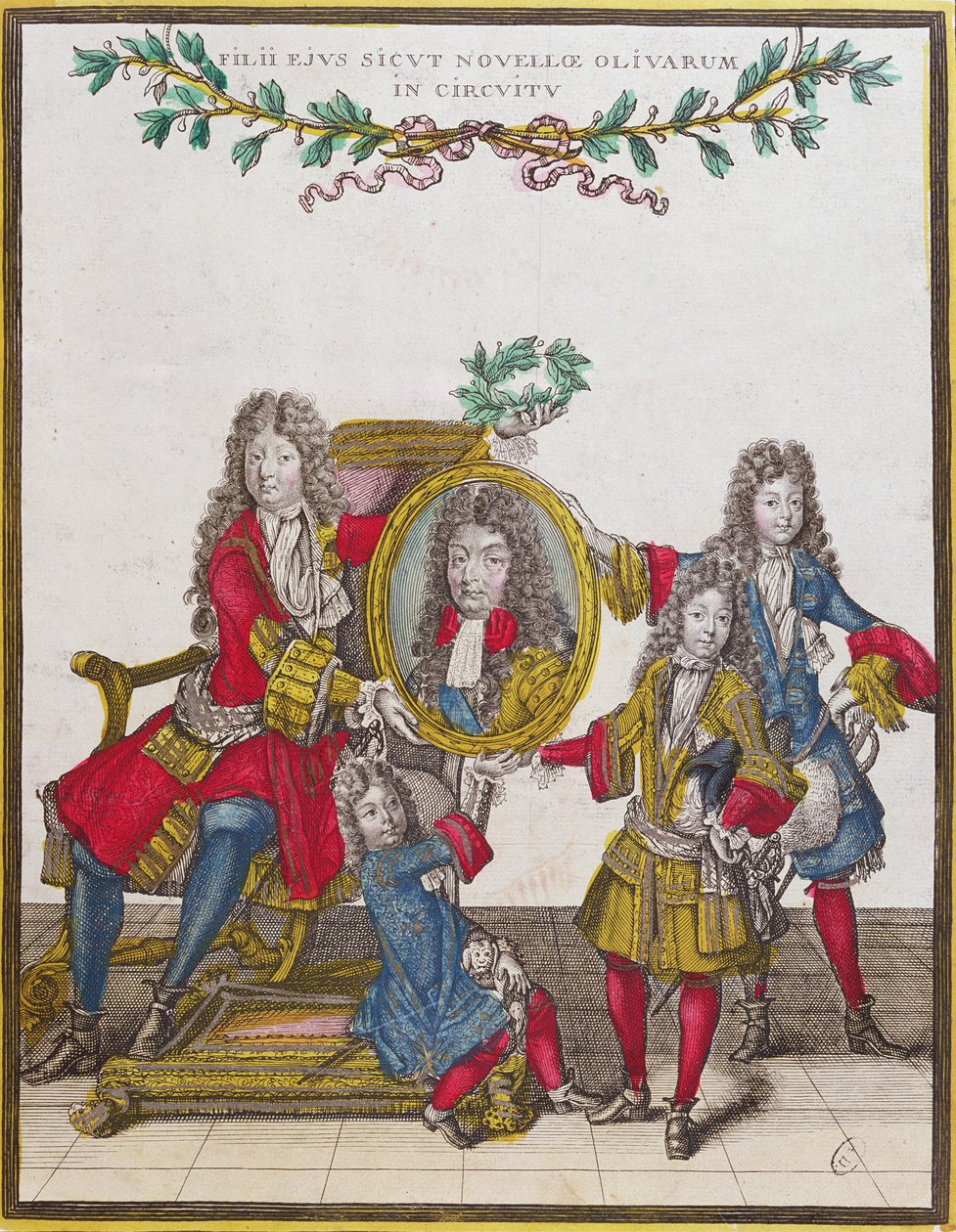 Fransız Kraliyet Ailesi, on yedinci yüzyılın sonlarında Louis XIV