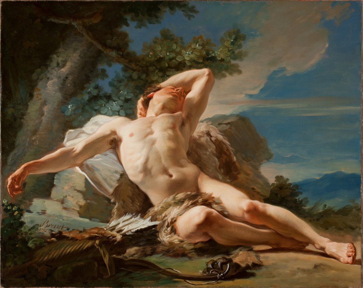 Uyuyan Endymion, 1756 by Nicolas Guy Brenet