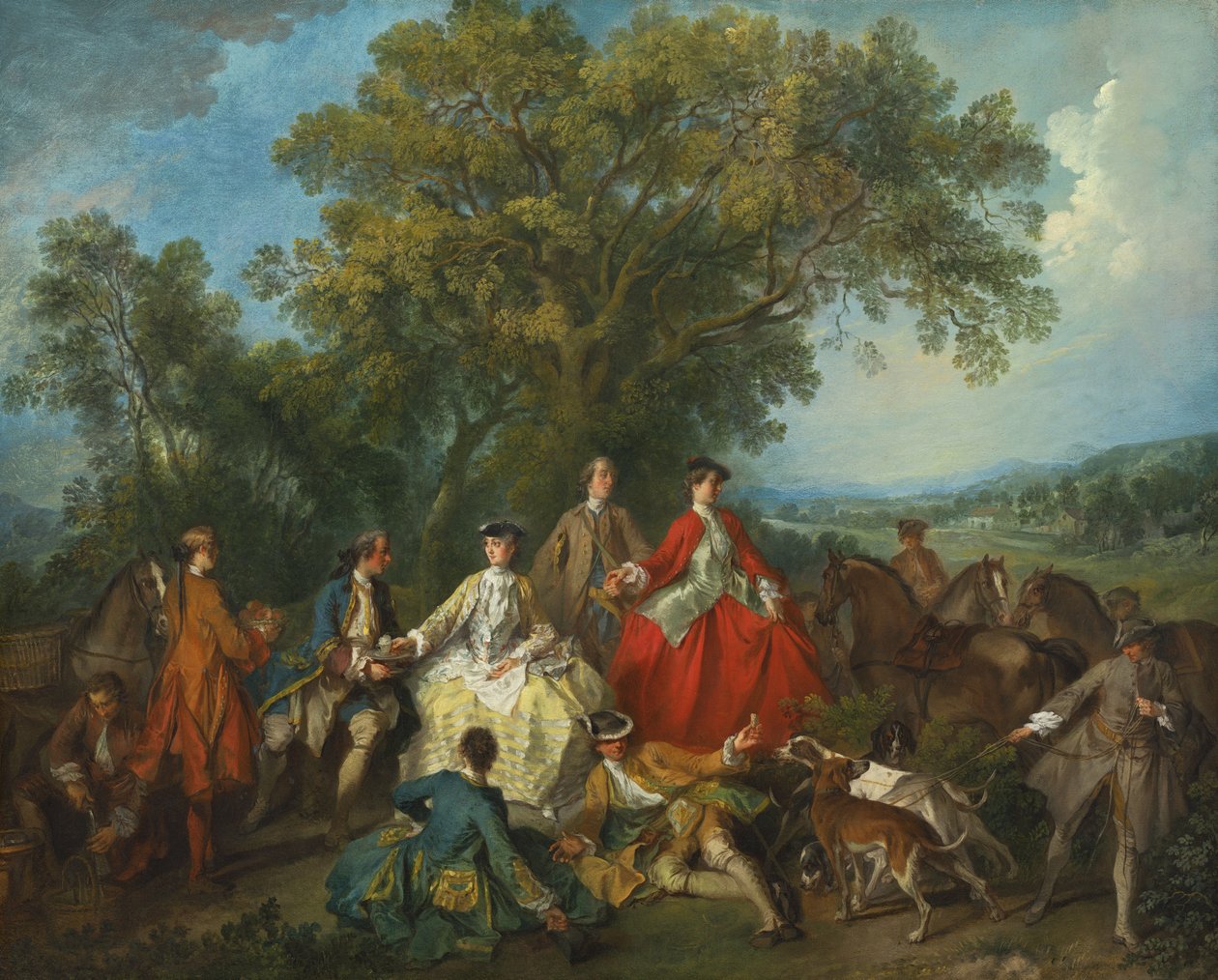 Avdan Sonra Piknik, c.1735-40 by Nicolas Lancret