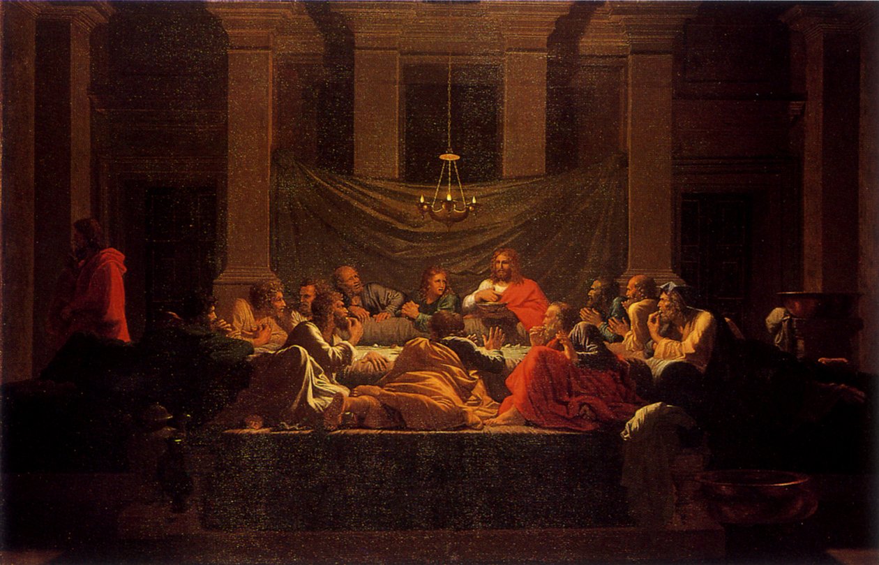 Kutsal Efkaristiya II by Nicolas Poussin