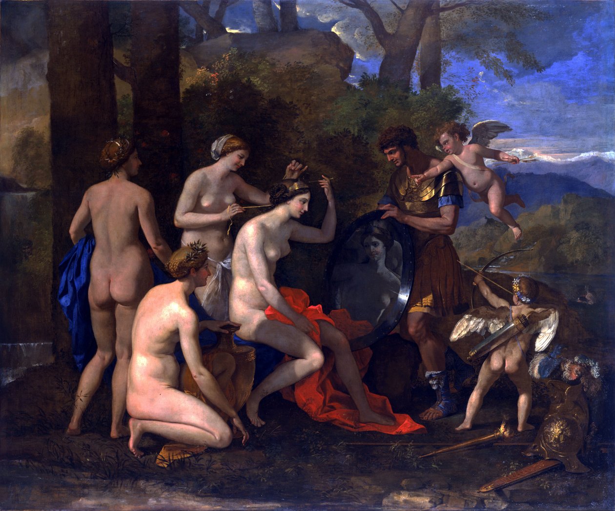 Mars ve Venüs by Nicolas Poussin