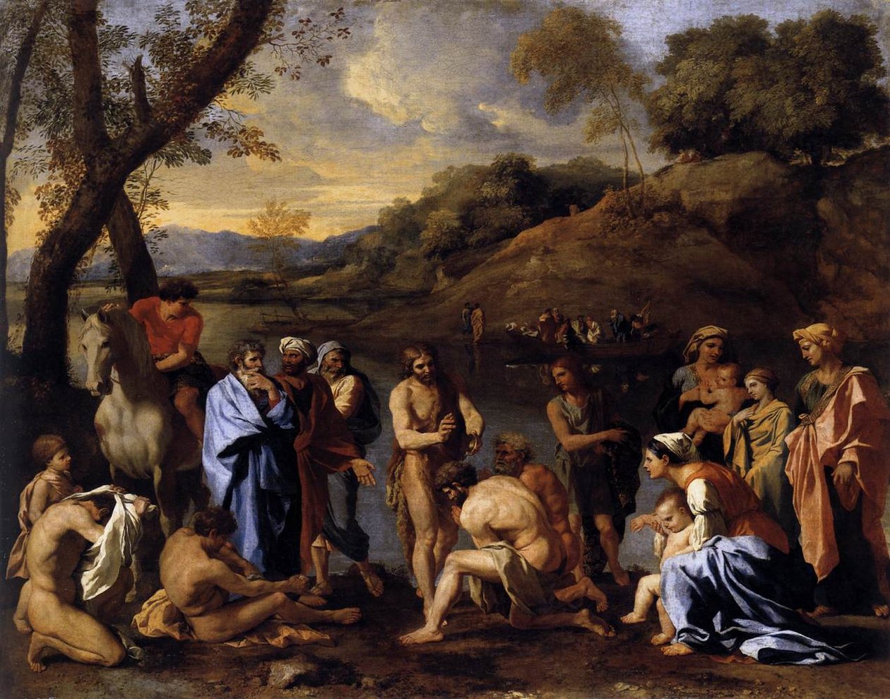 Vaftizci Yahya Halkı Vaftiz Ediyor by Nicolas Poussin