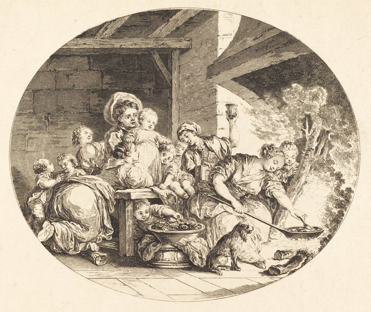 çörek by Nicolas Delaunay after Jean Honoré Fragonard