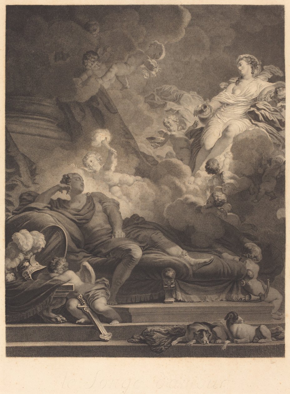 Aşkın Rüyası, 1785. by Nicolas Francois Regnault