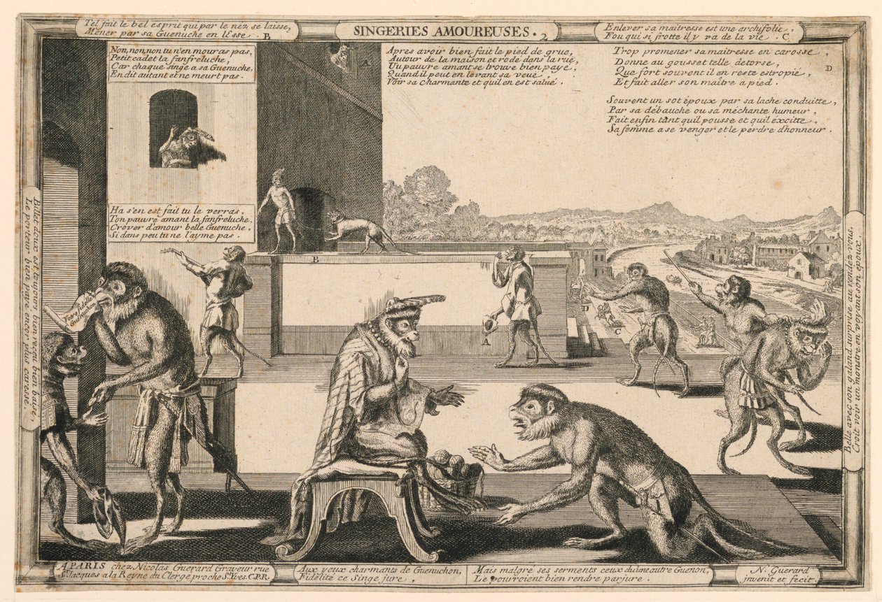 Şarkılar Amouresuses, Plaka 2 by Nicolas Guerard
