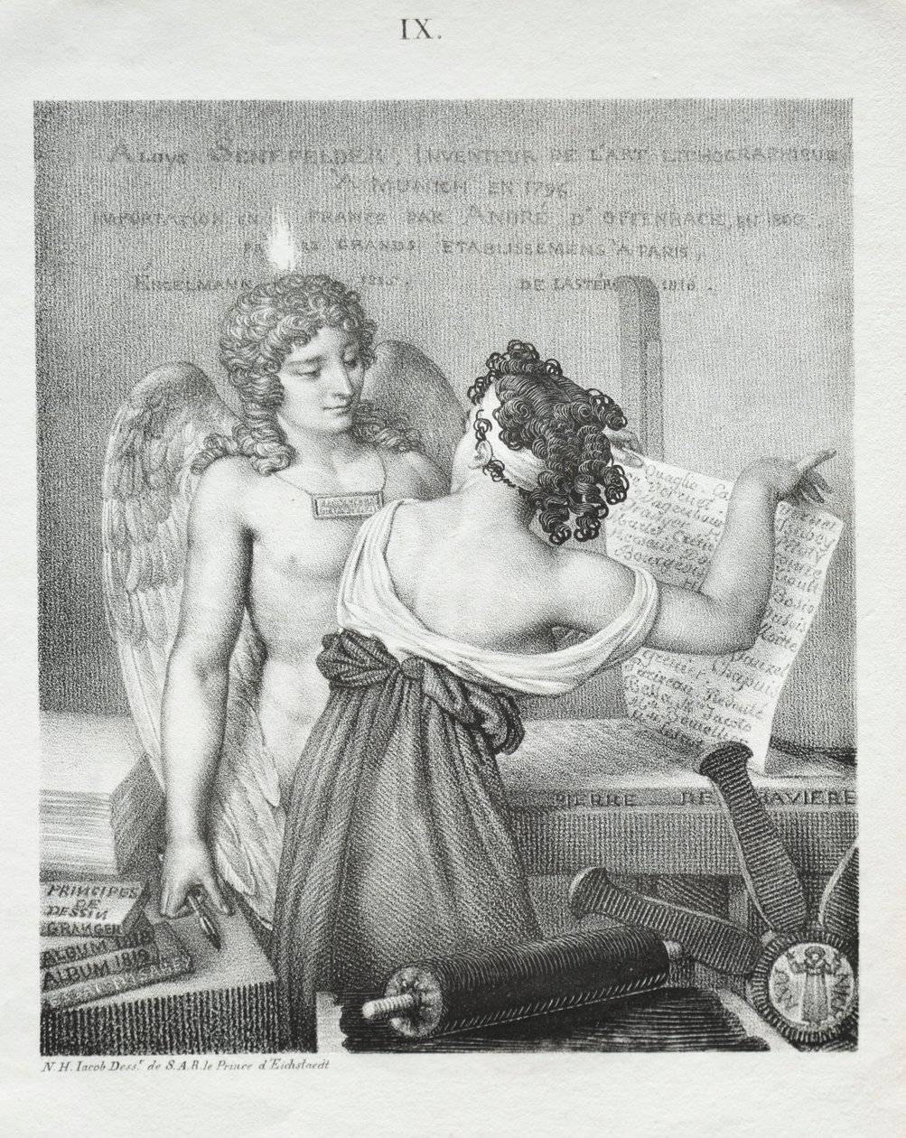 Litografi Dehası, 1819. by Nicolas Henri Jacob