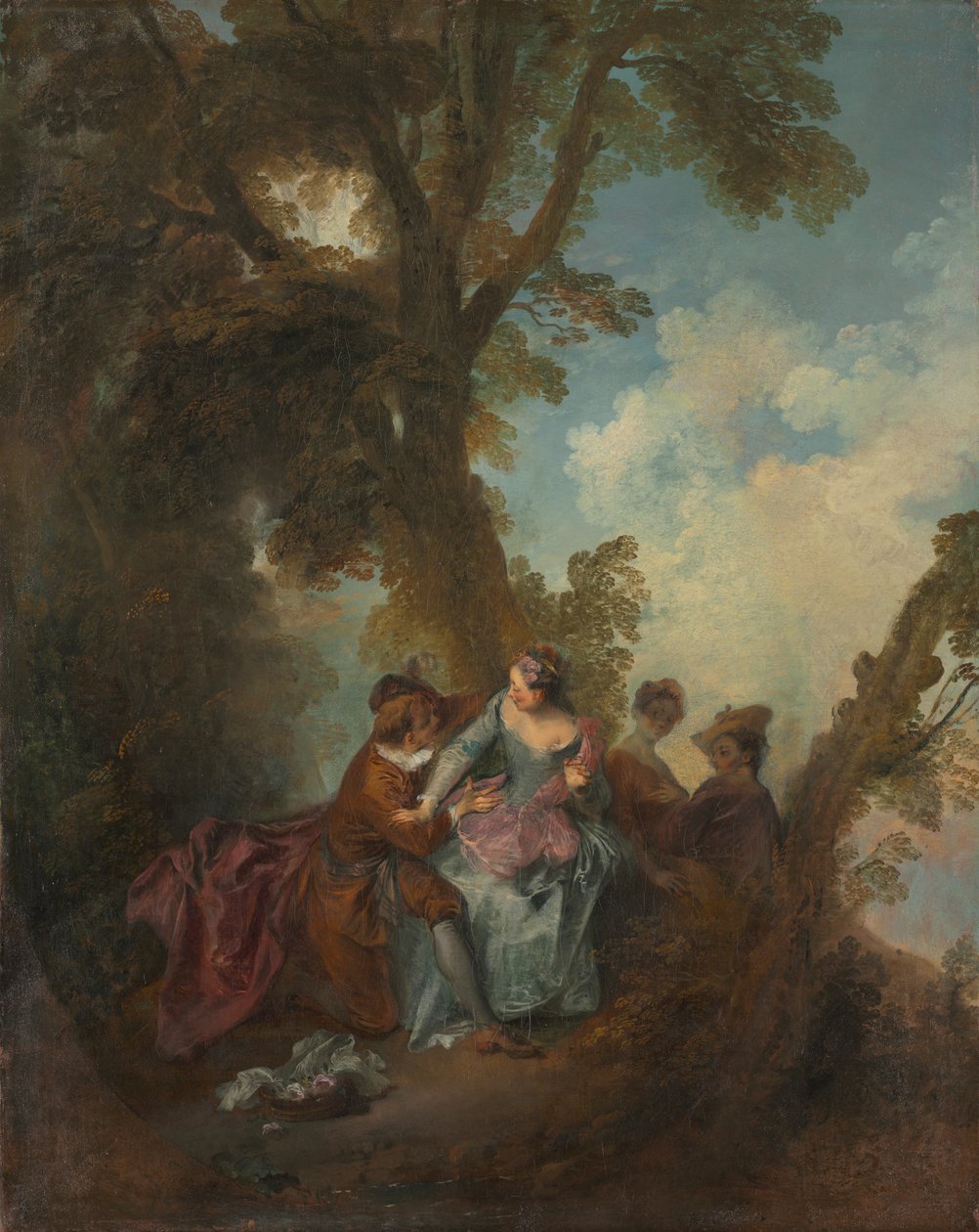 Aşk ilanı by Nicolas Lancret