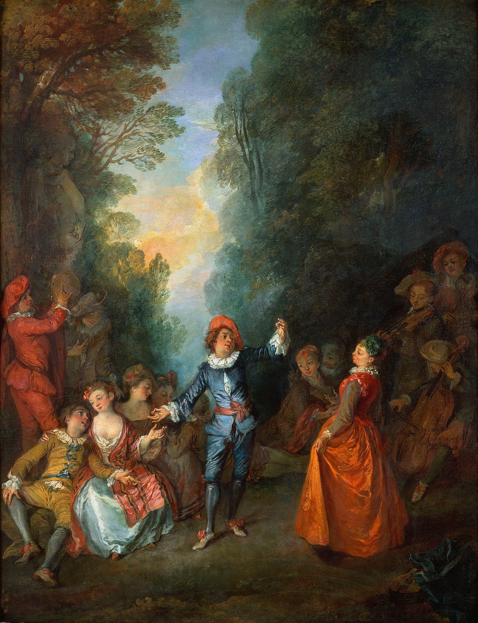 şampet partisi by Nicolas Lancret