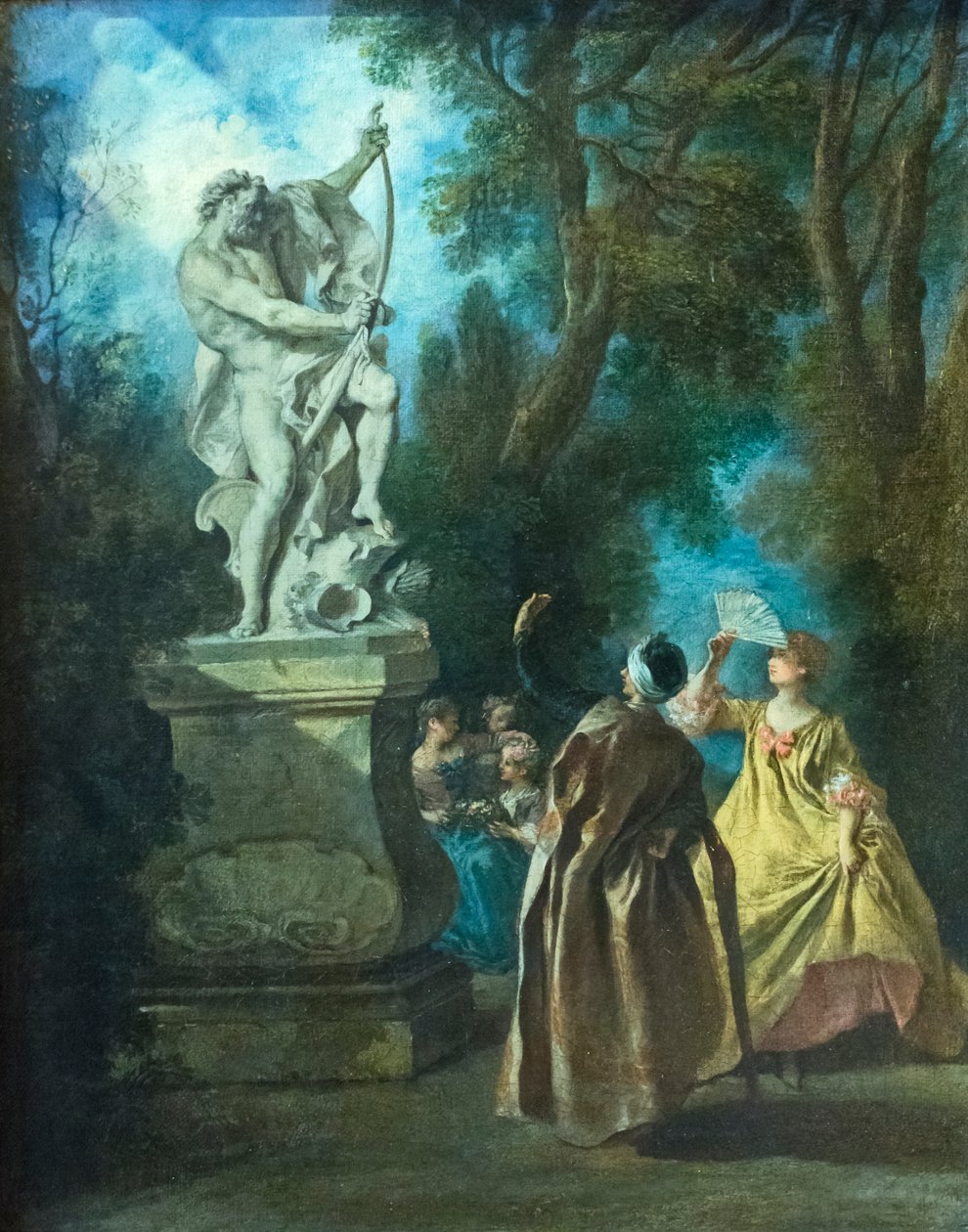 Farsça ve heykel by Nicolas Lancret