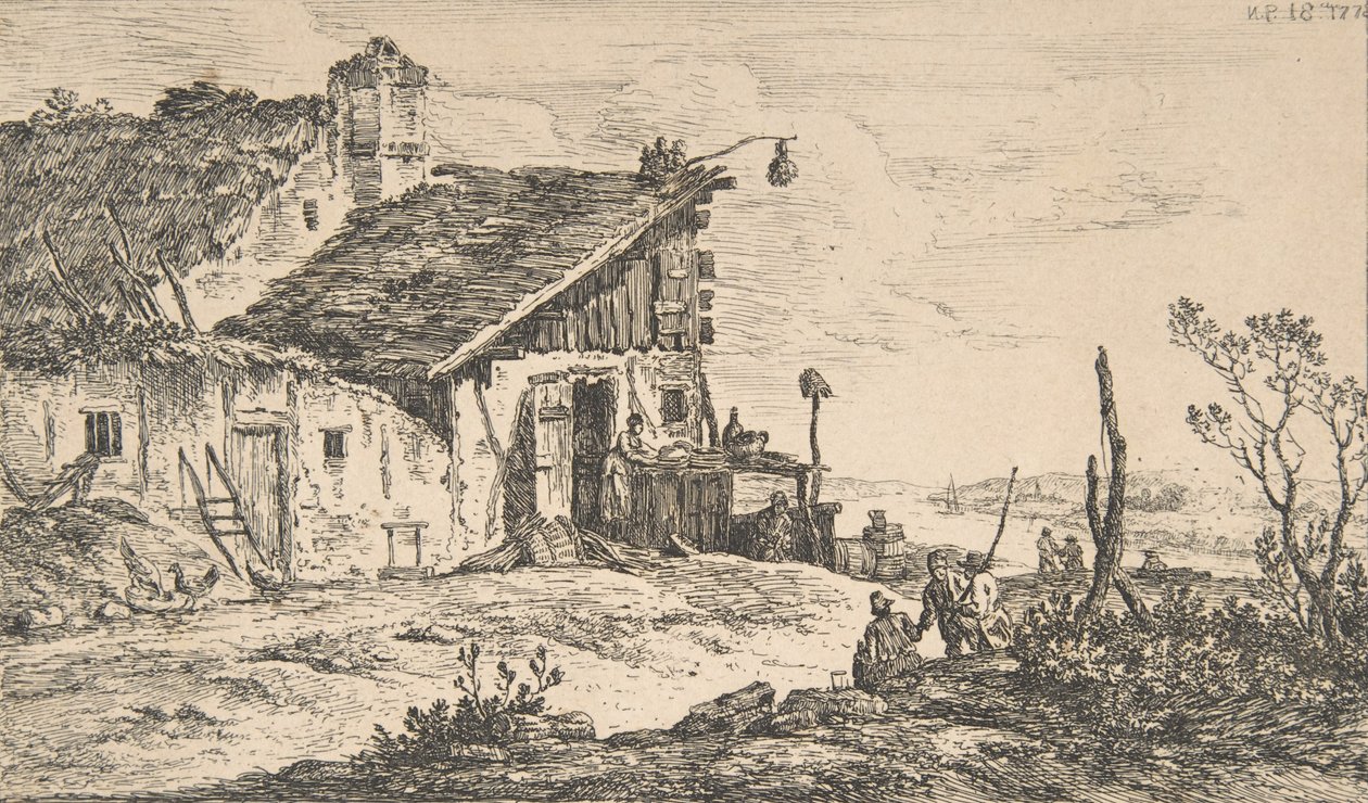 Rustik Manzara, 1772., 1772. by Nicolas Perignon