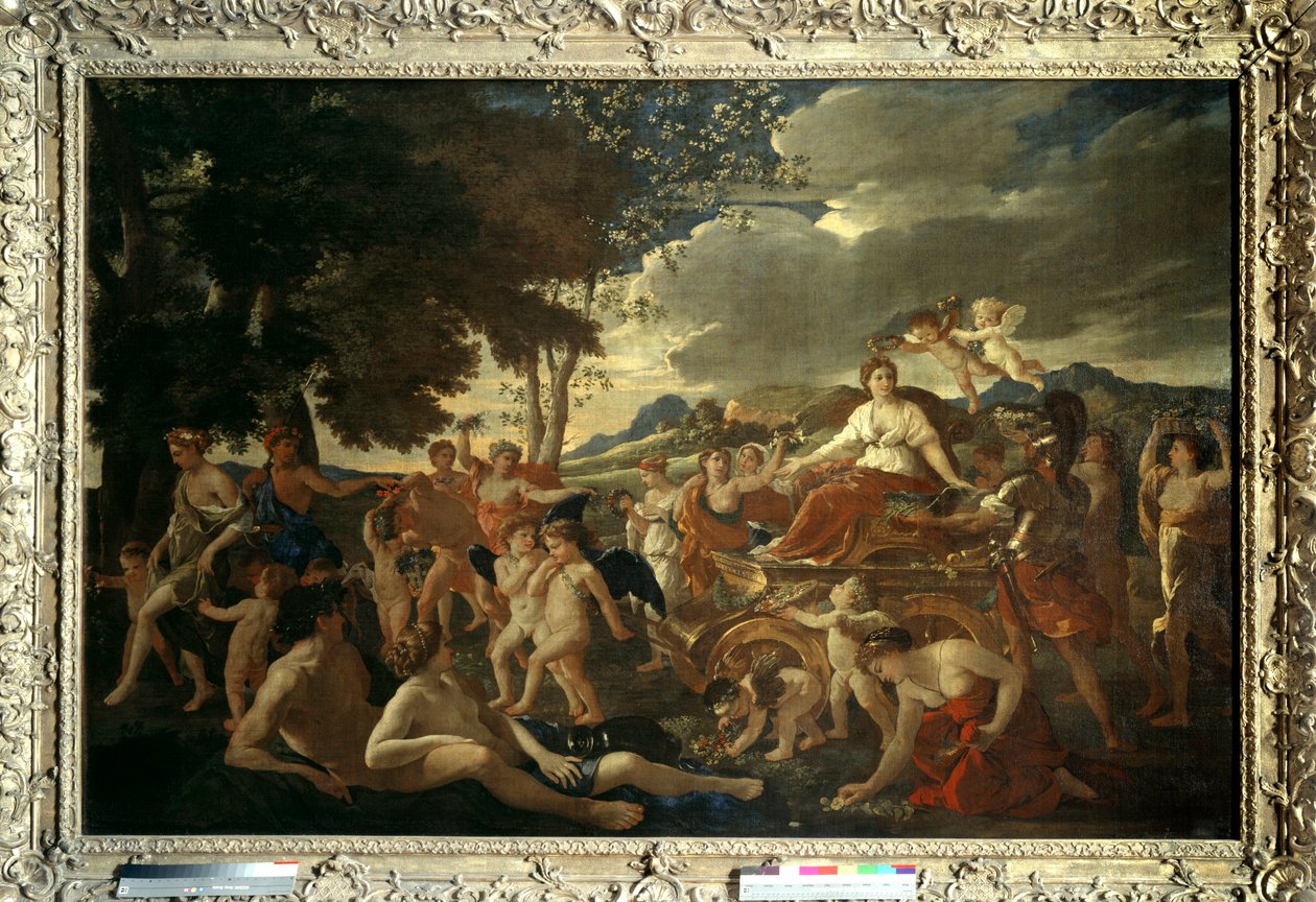 Flore'un zaferi by Nicolas Poussin