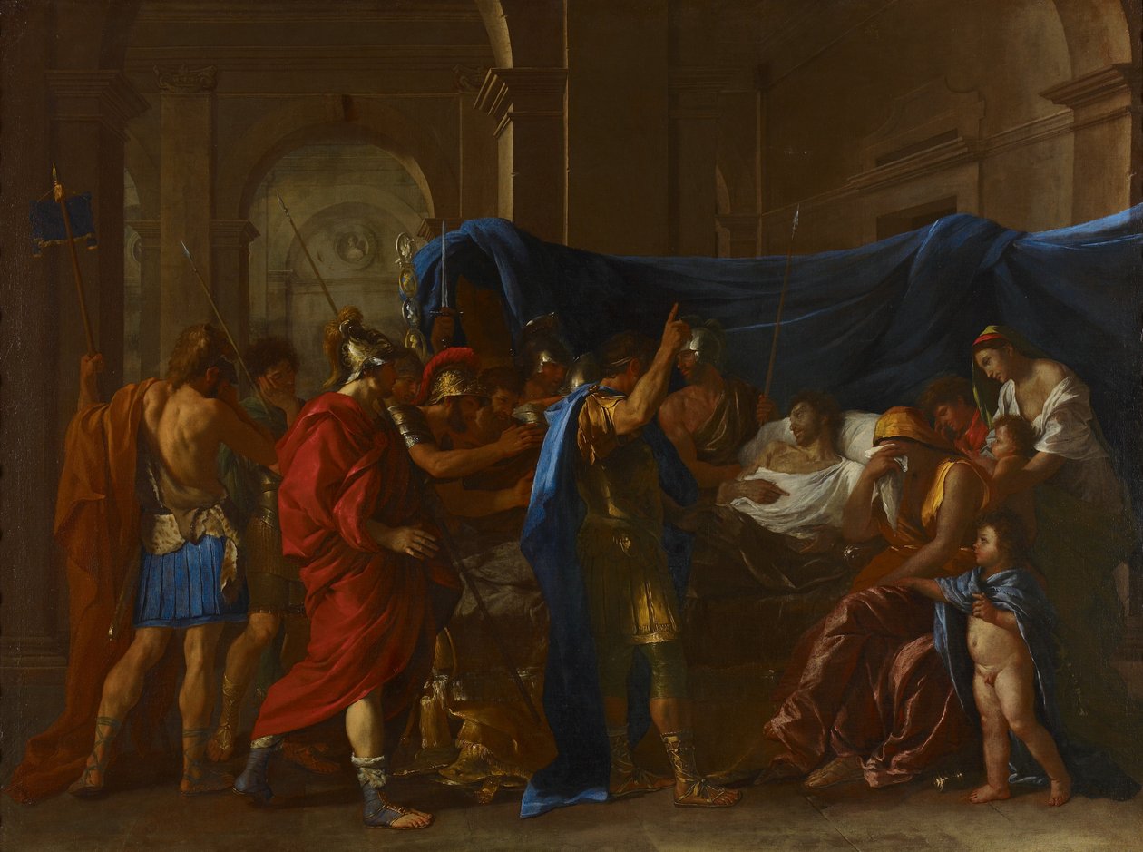 Germanicus'un Ölümü by Nicolas Poussin