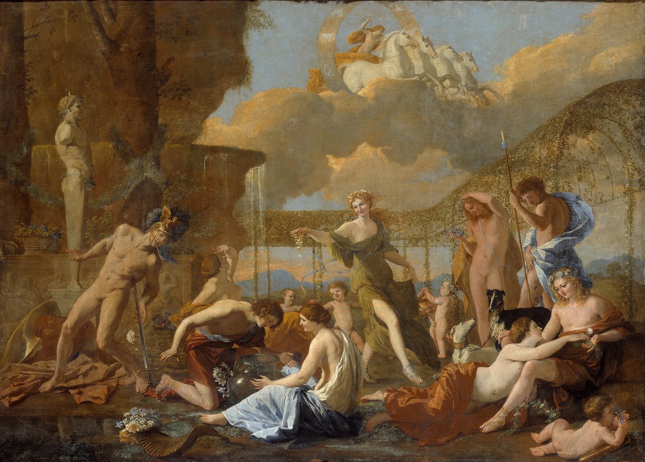 Flora İmparatorluğu by Nicolas Poussin