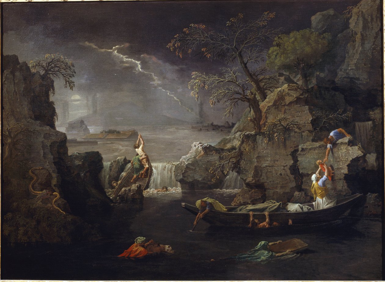 Kış veya sel by Nicolas Poussin