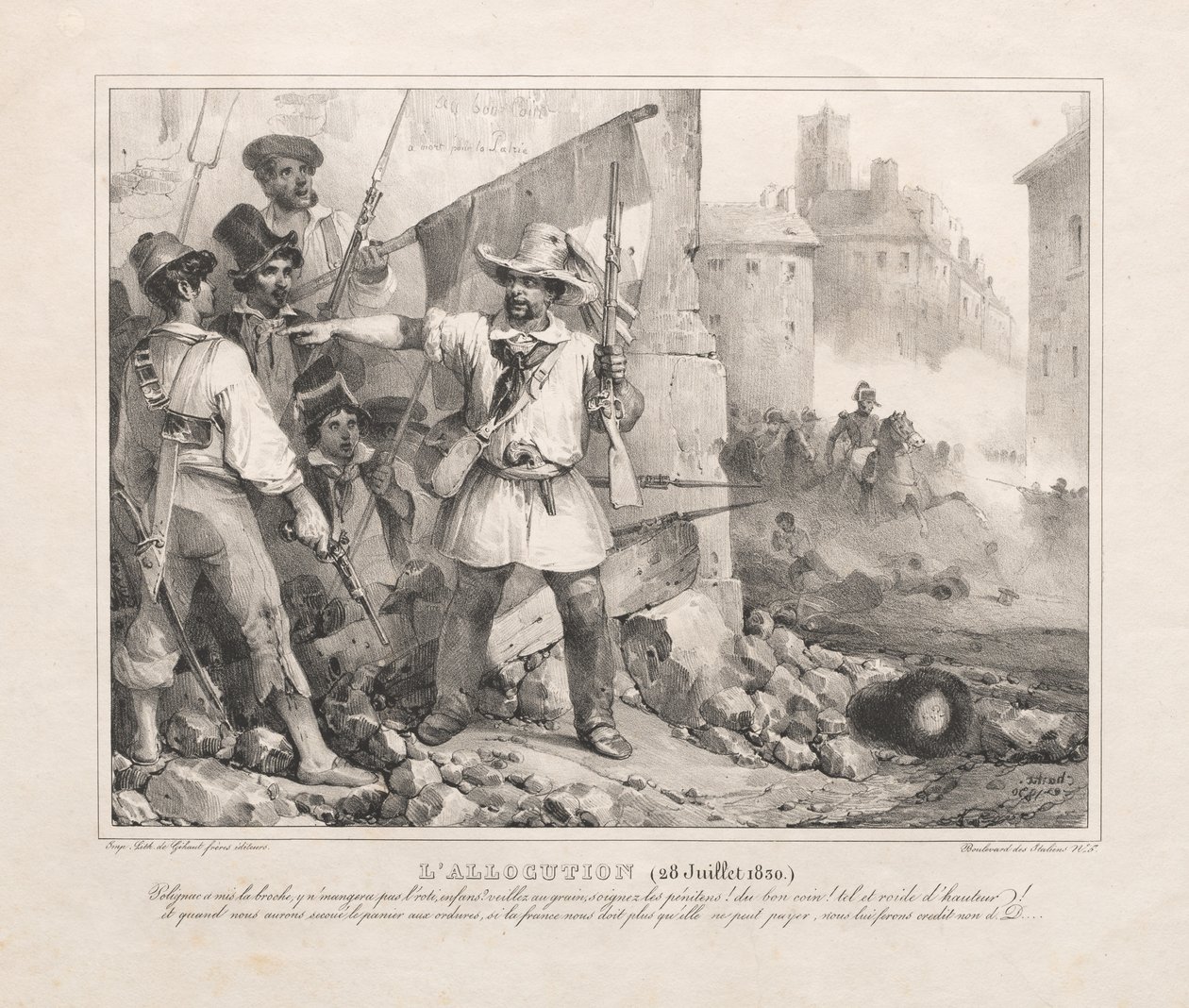 Tahsis (28 Temmuz 1830) by Nicolas Toussaint Charlet