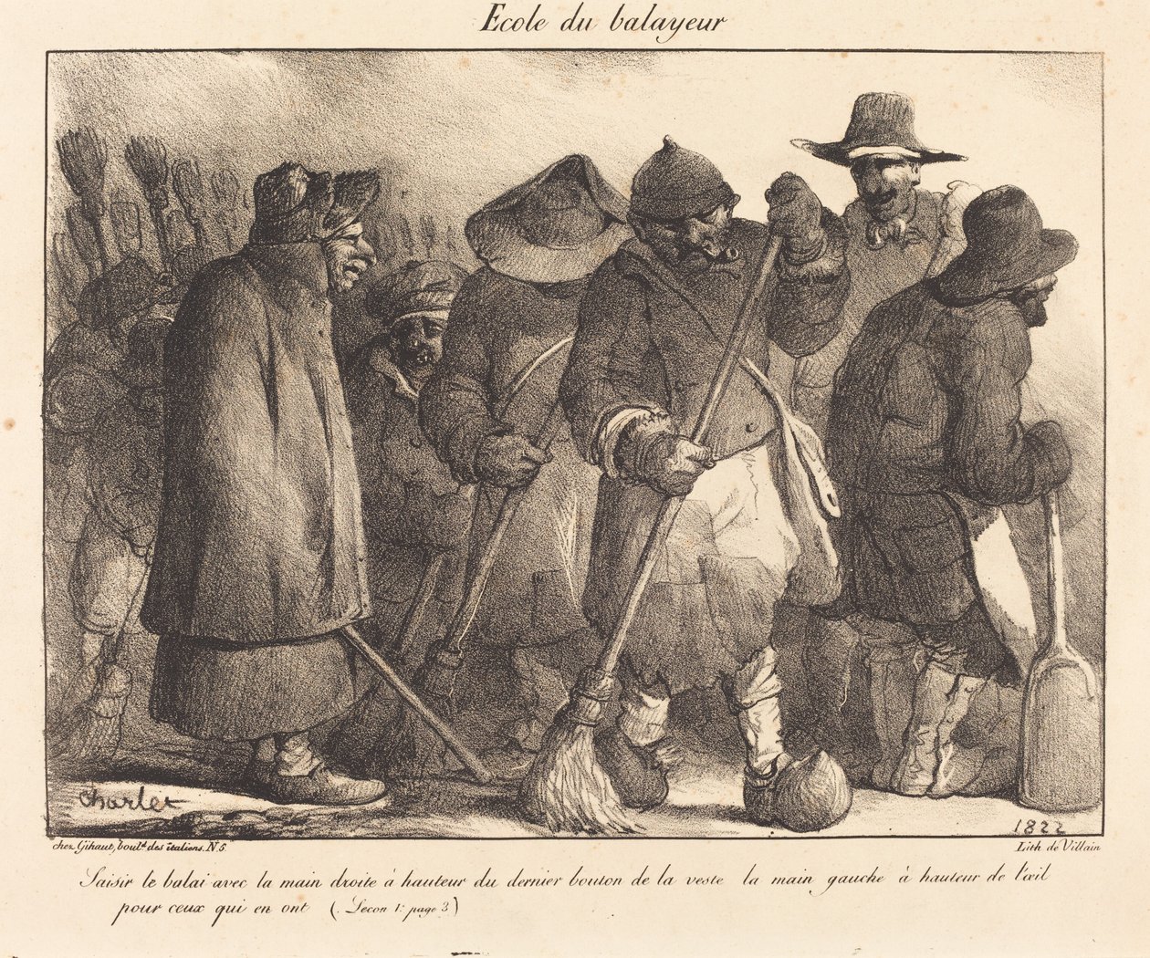 Süpürücü Okulu by Nicolas Toussaint Charlet
