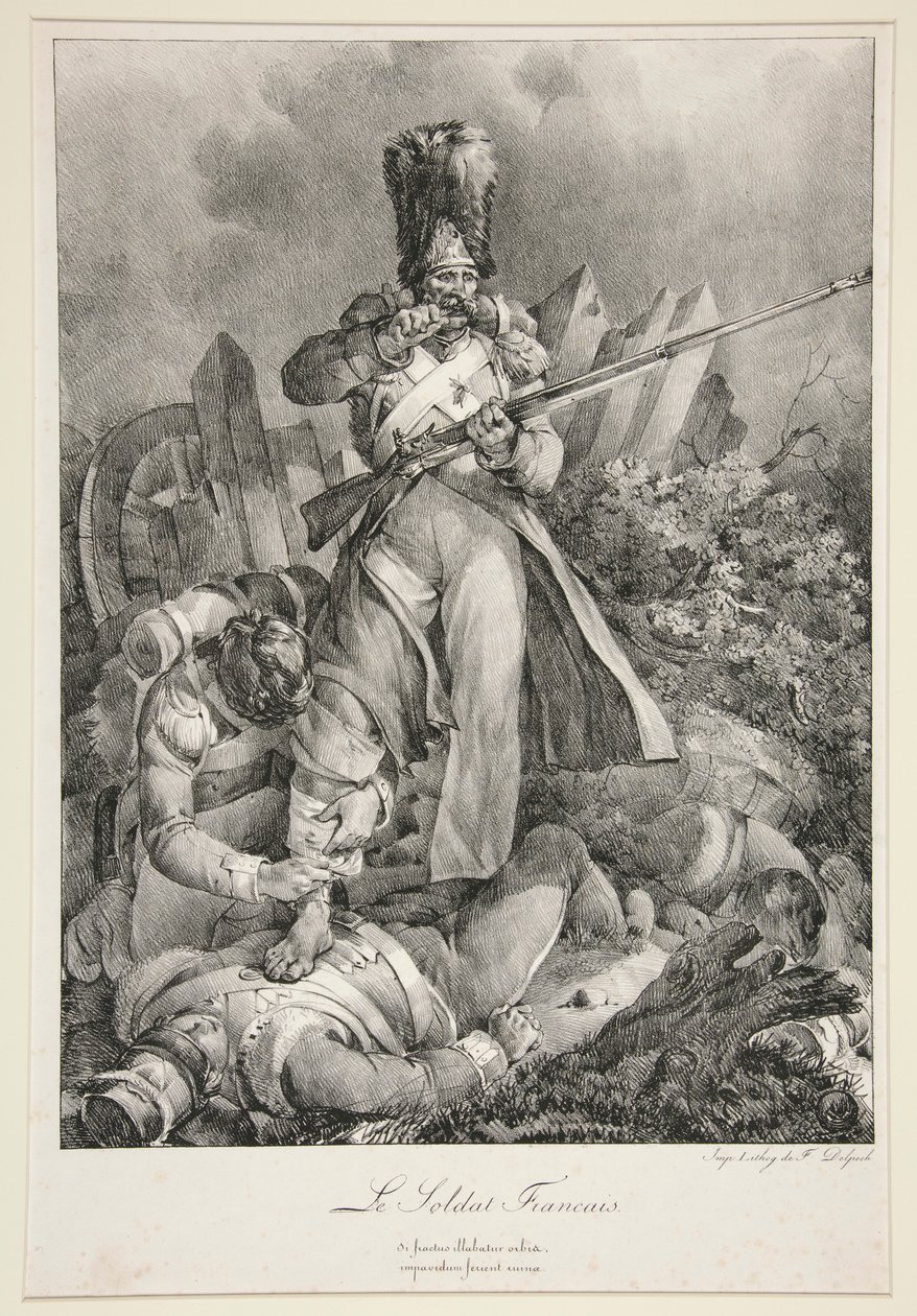 Fransız askeri by Nicolas Toussaint Charlet