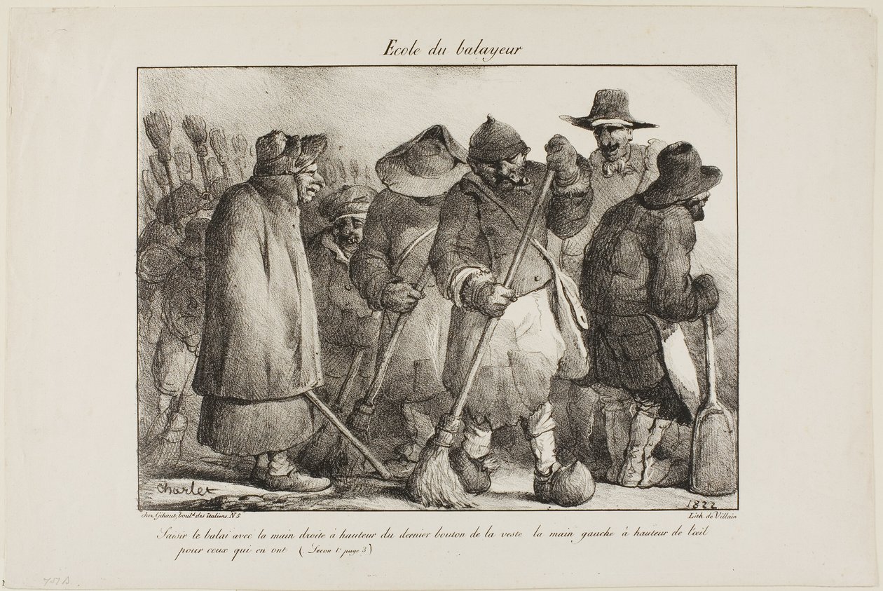 Sokak Süpürme Okulu by Nicolas Toussaint Charlet
