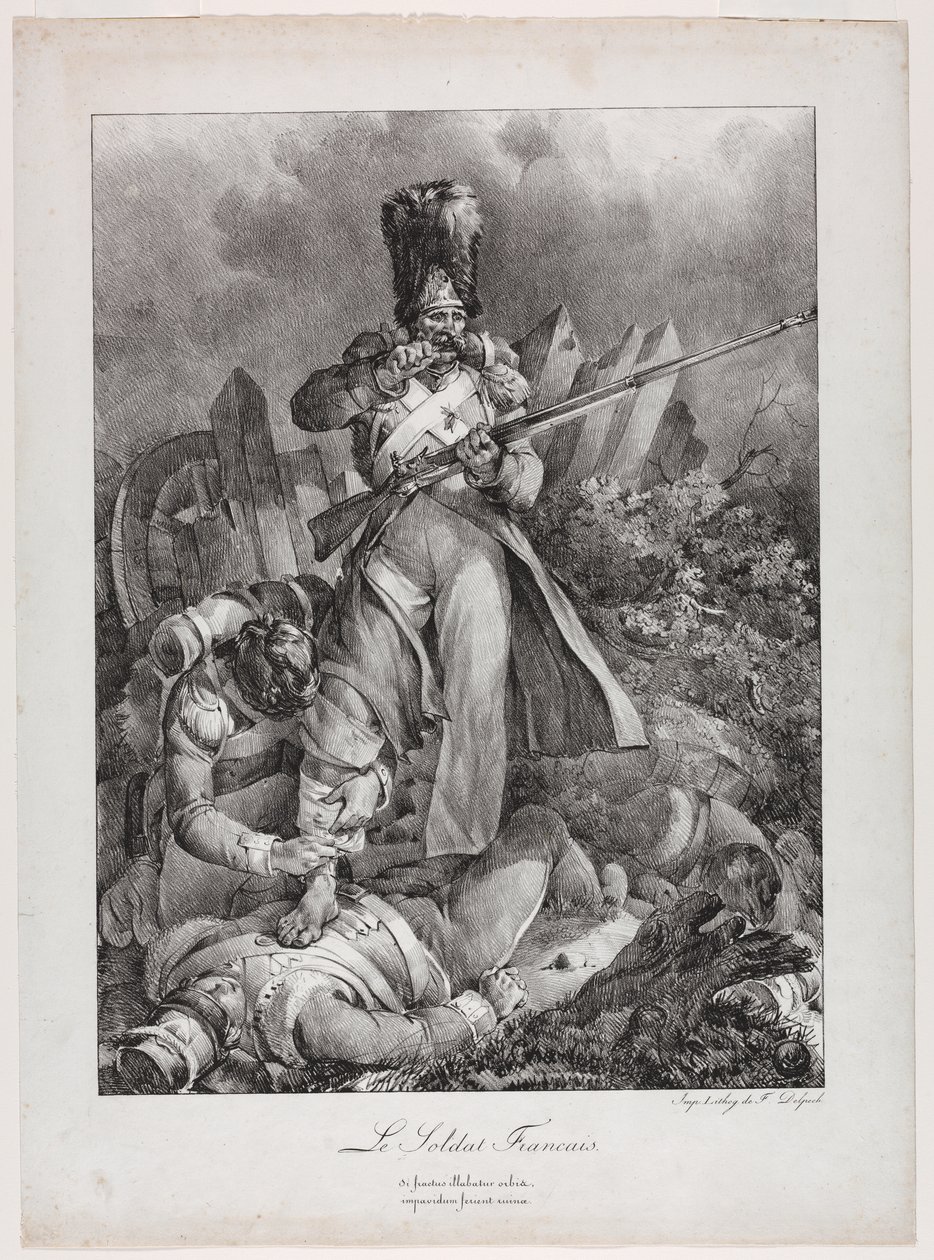Fransız askeri by Nicolas Toussaint Charlet