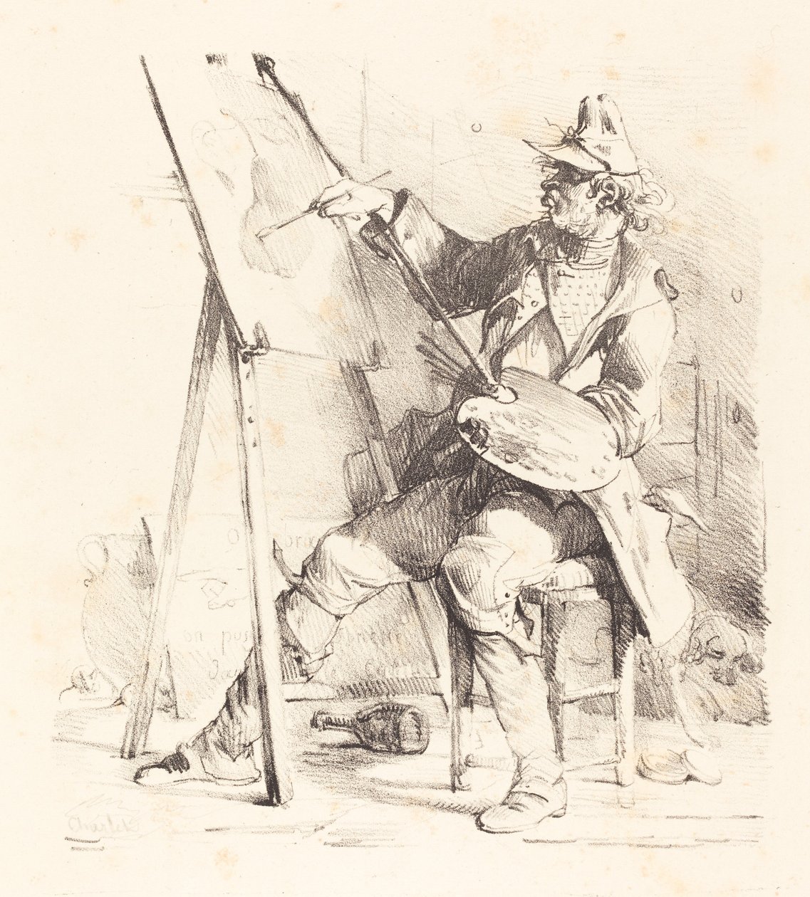 İşaret Ressamı by Nicolas Toussaint Charlet