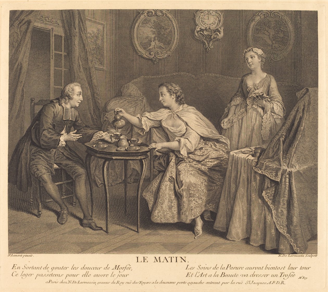 Sabah by Nicolas de Larmessin IV after Nicolas Lancret