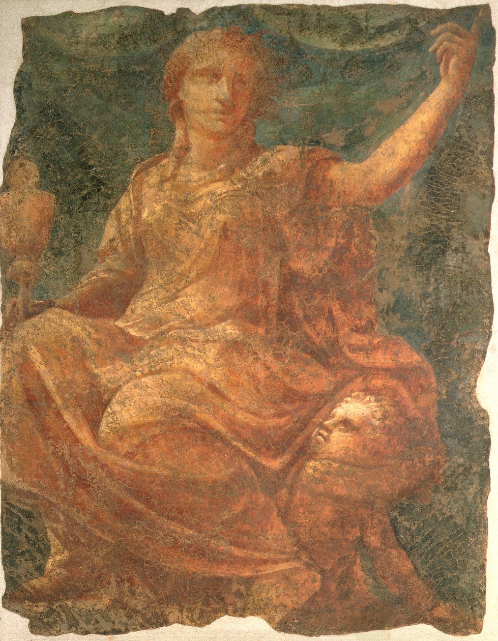 Bir Erdem'in alegorik figürü by Nicolo dell and Fontana, Alberto Abate