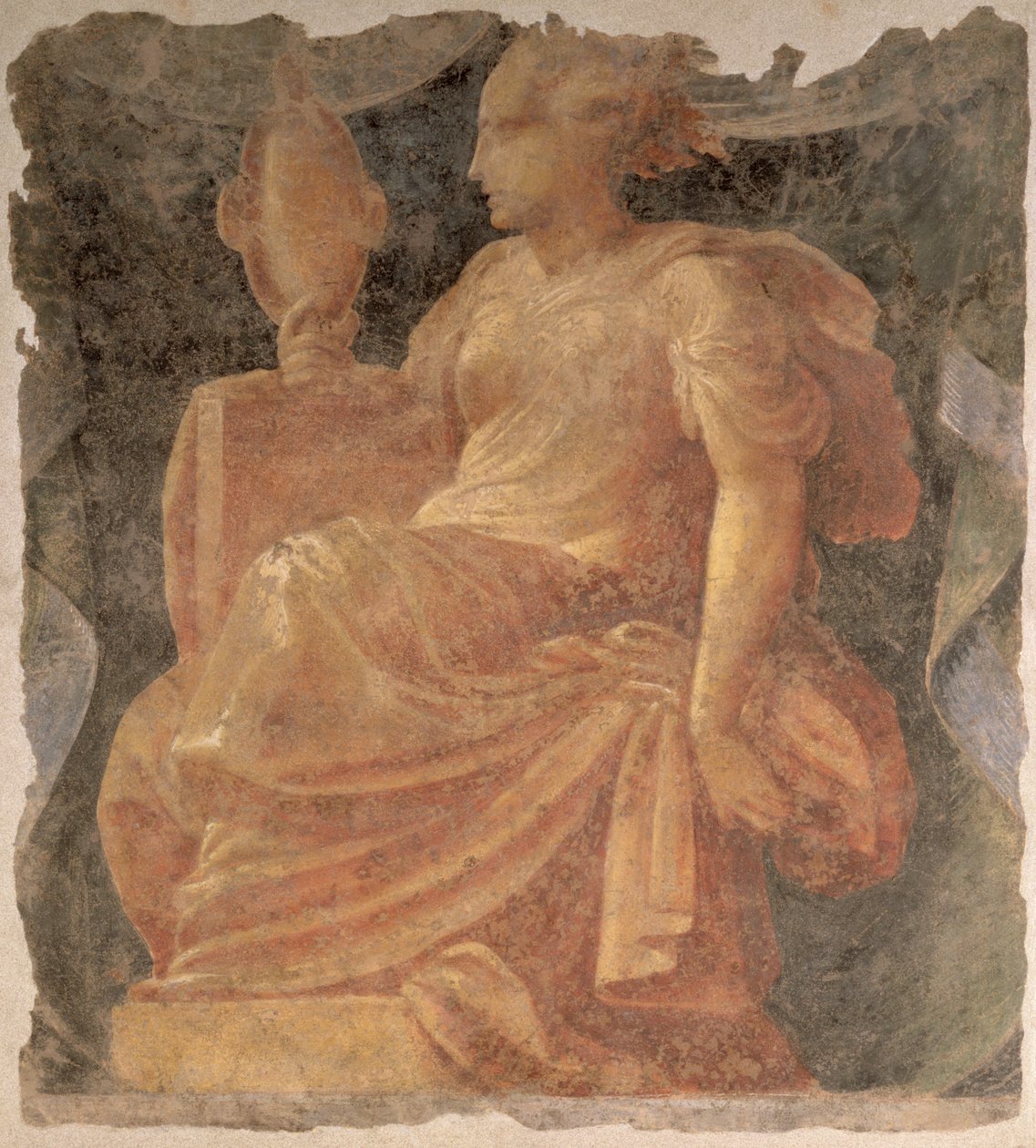 Prudence, dört Kardinal Erdemden biri by Nicolo dell and Fontana, Alberto Abate