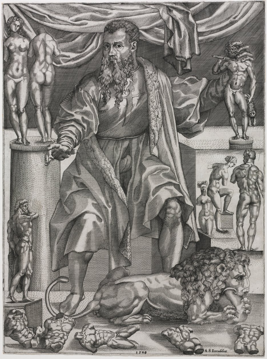 Baccio Bandinelli, 1548. by Nicolo della Casa