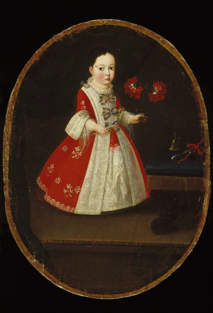 Bayan María de la Luz Padilla ve (Gómez de) Cervantes by Nicolás Enríquez
