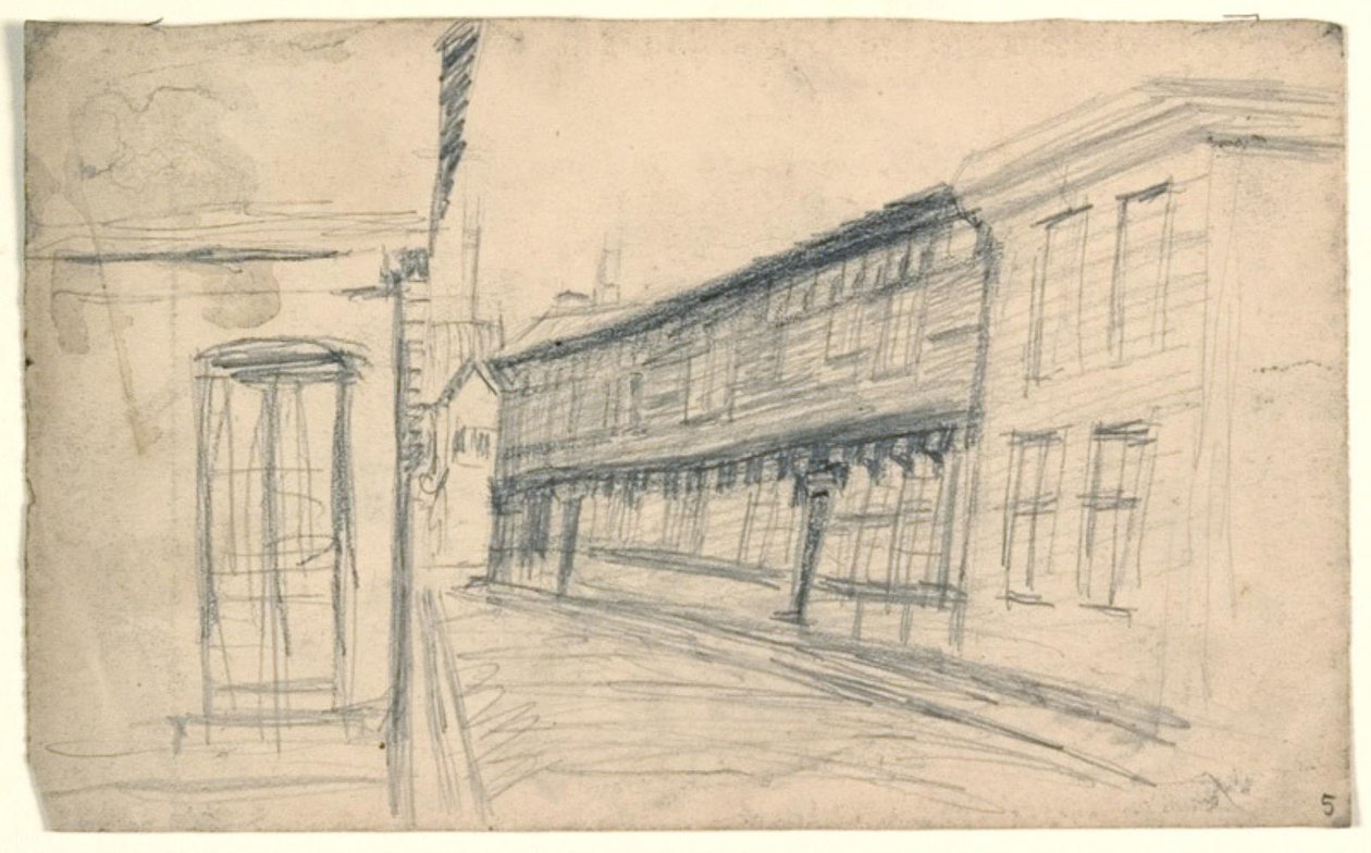 Bir cadde boyunca evler by Niels Larsen Stevns