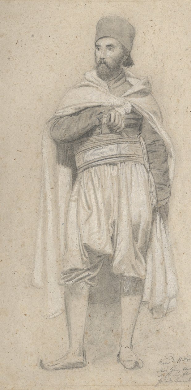 Bir Türk Savaşçısı, 1843 . by Niels Simonsen