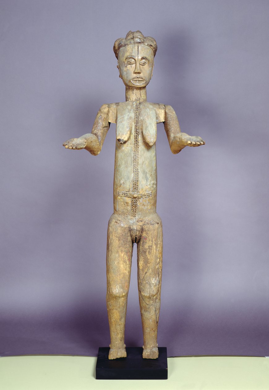Kadın Heykeli, İbo (ahşap) by Nigerian