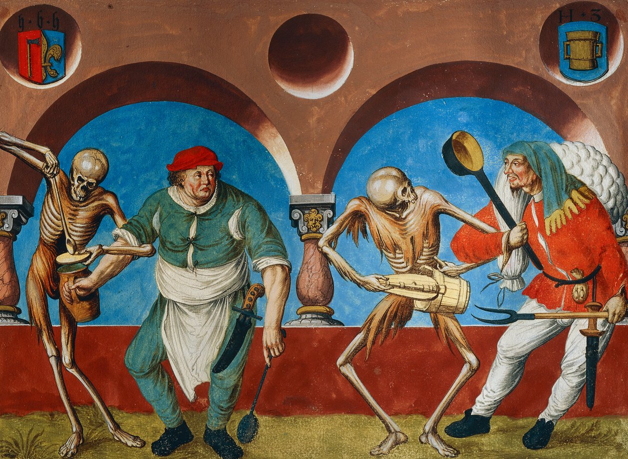 Ölüm, Aşçı ve Köylü by Niklaus Manuel
