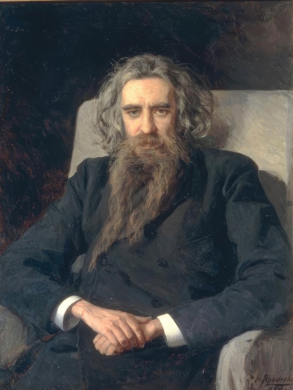 Vladimir Sergeyeviç Solovyov by Nikolai Alexandrowitsch Jaroschenko