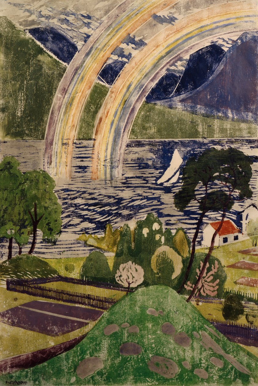 büyük gökkuşağı by Nikolai Astrup