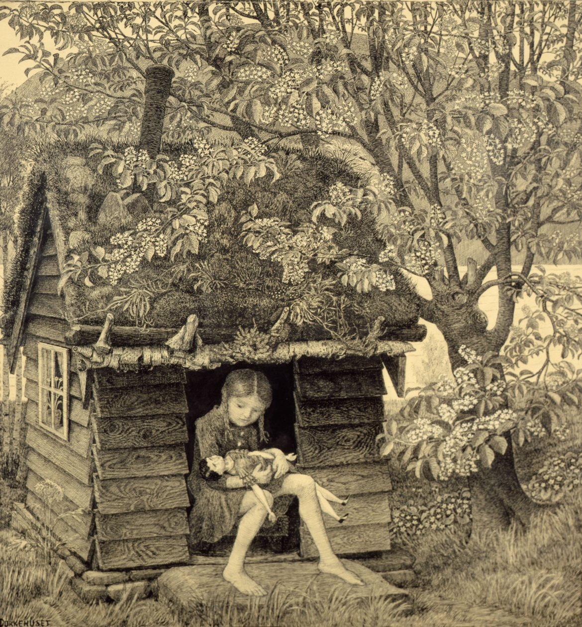 oyuncak bebek evi by Nikolai Astrup