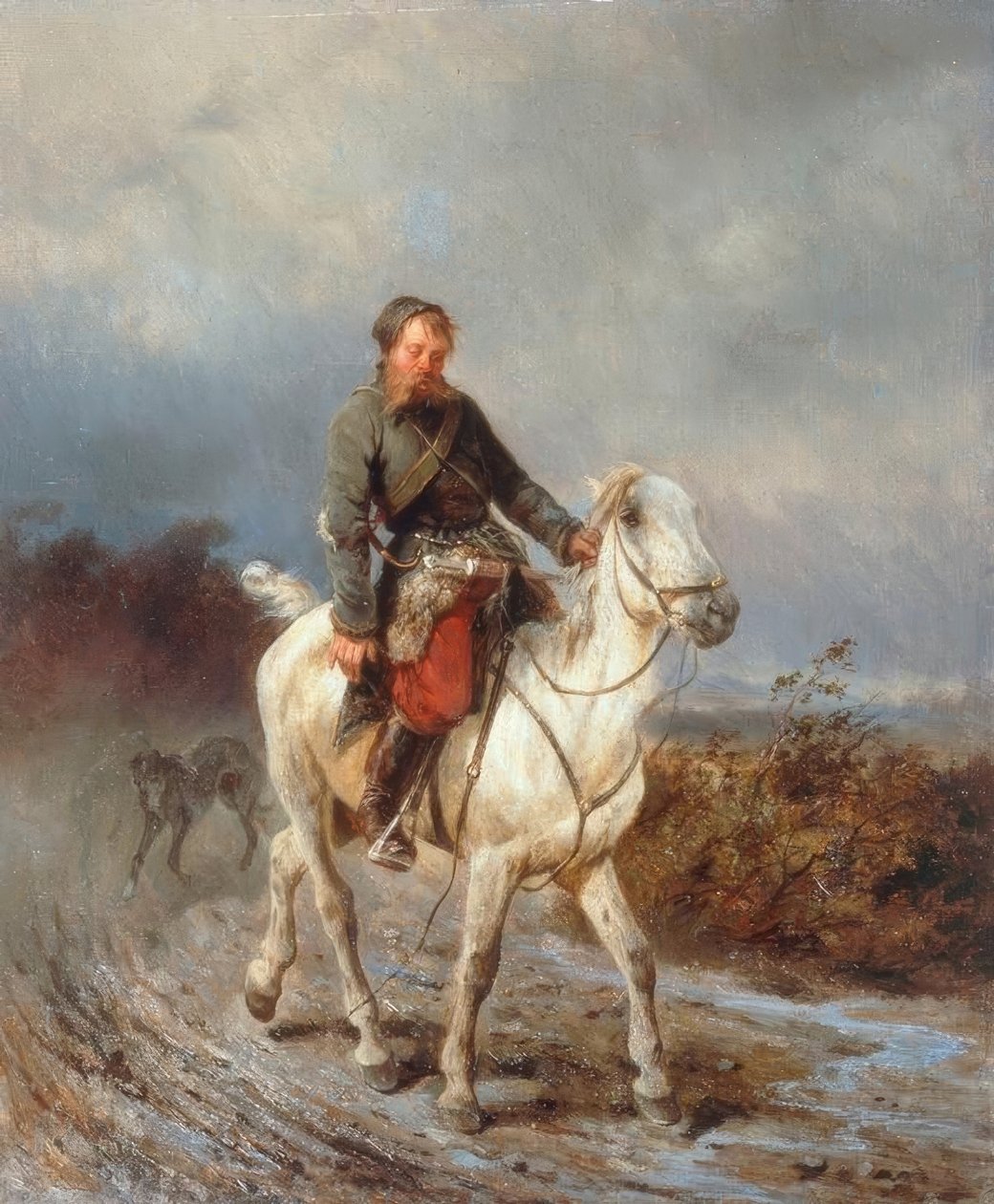 Avdan dönüş by Nikolai Jegorowitsch Swertschkow